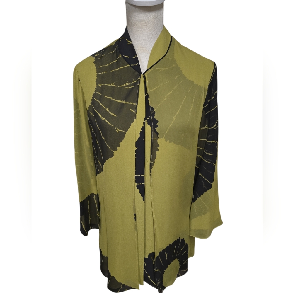 Anne Namba 100% Silk Tunic Blouse